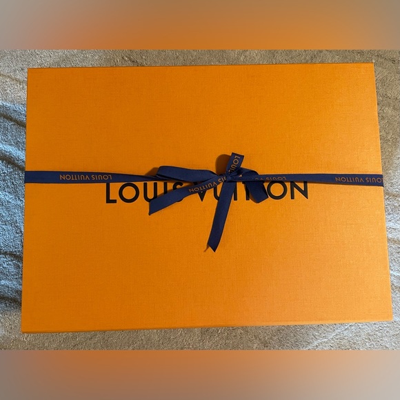 AUTHENTIC Louis Vuitton Speedy 25 Navy Original lock, keys, cloth bag & box incl - Picture 5 of 5